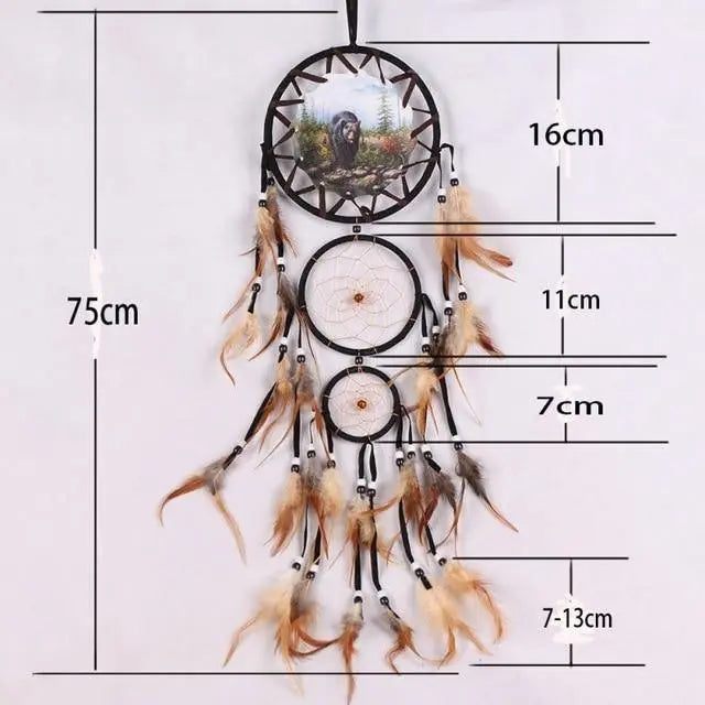 Dream catcher with bear