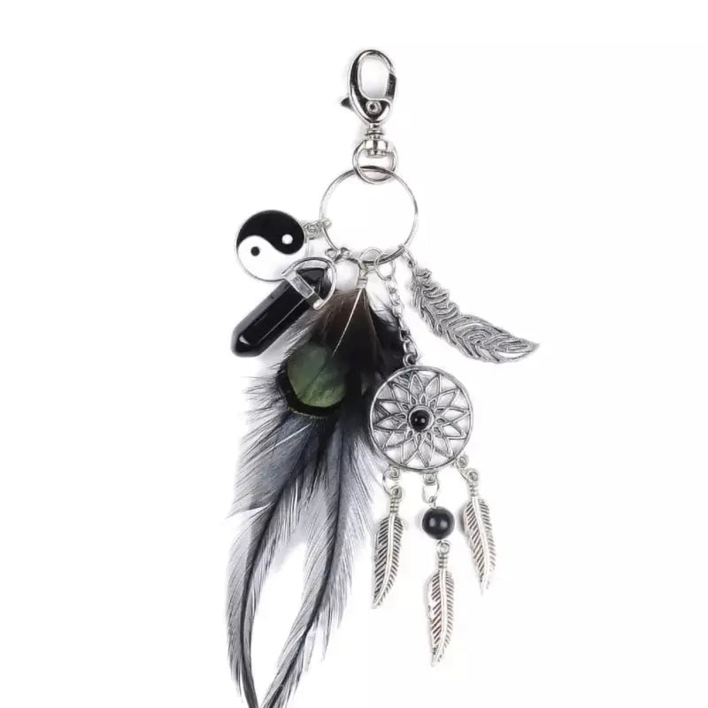 small dream catcher keychain