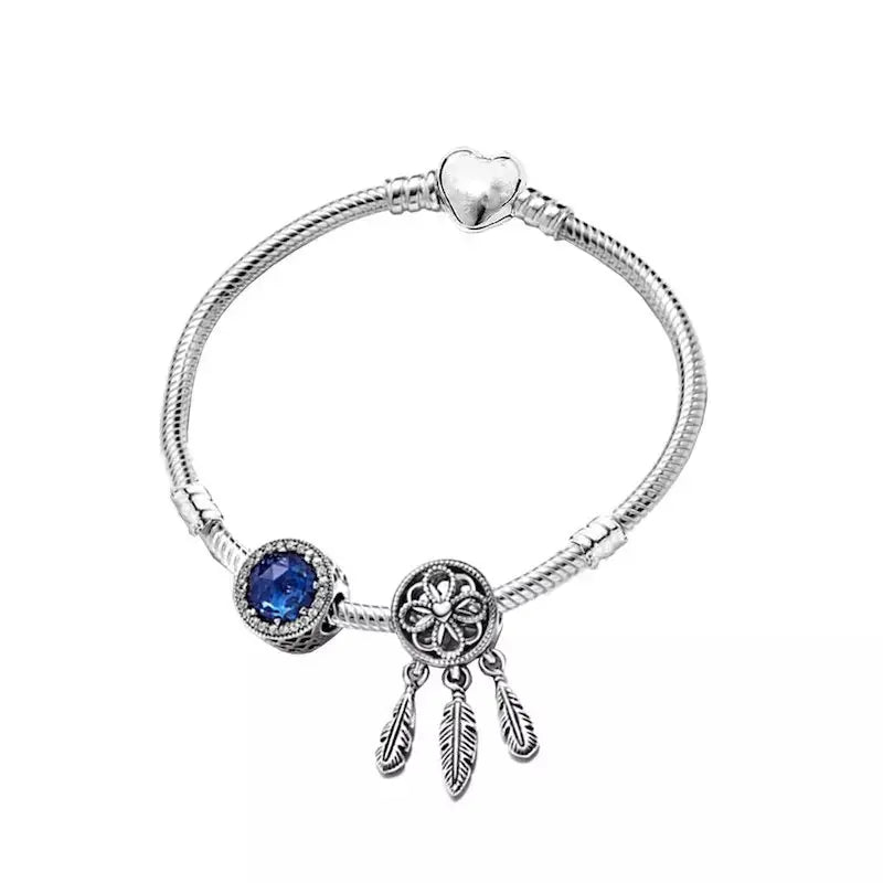 Silver dream catcher bracelet Clearance