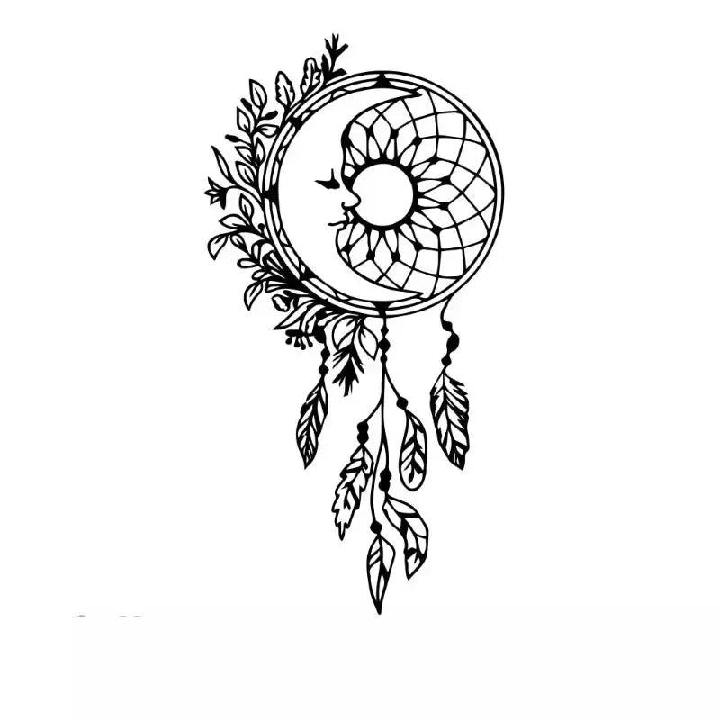 black vinyl dream catcher