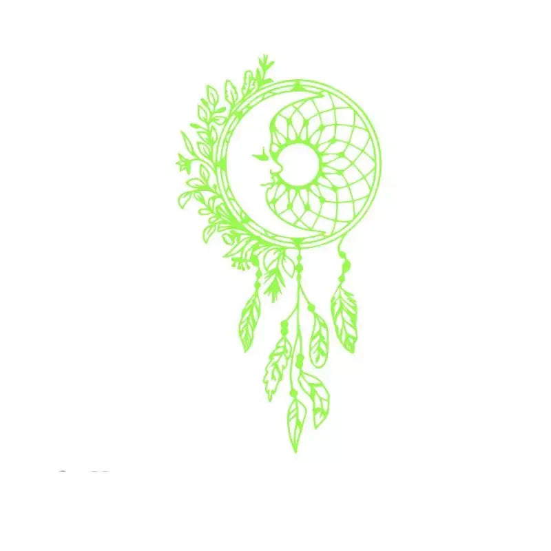 green dream catcher decal