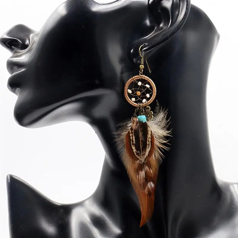 Handmade boho earrings