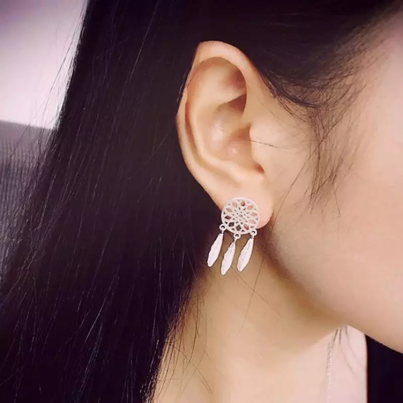 small earrings dream catcher