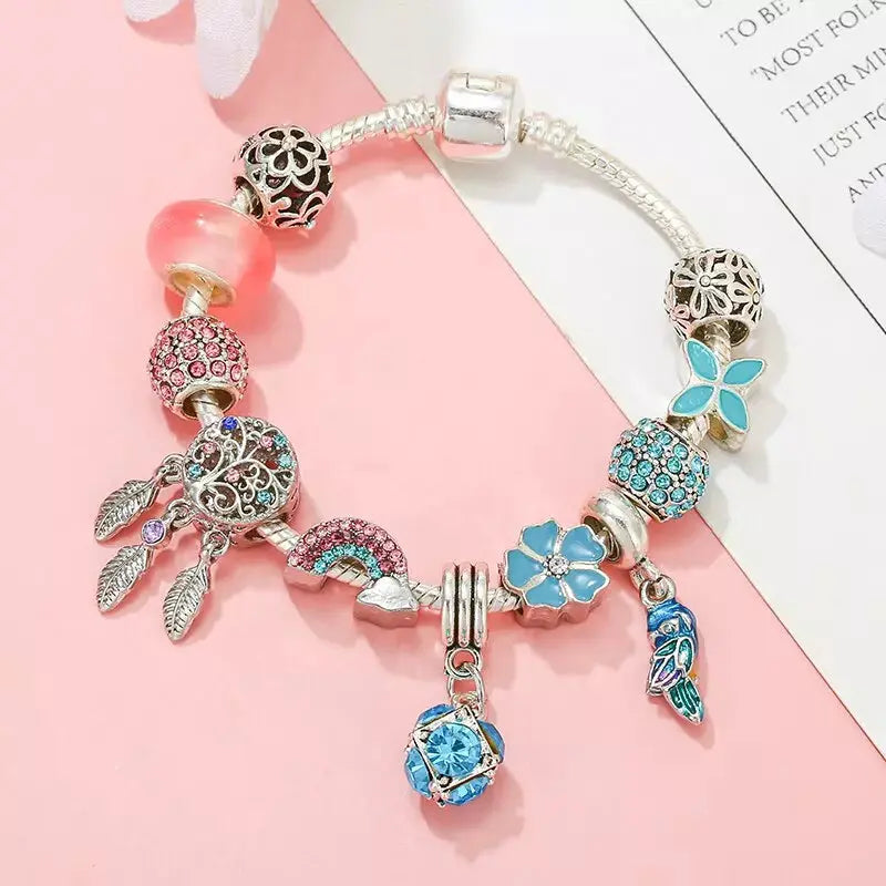 Dream catcher charms for bracelet