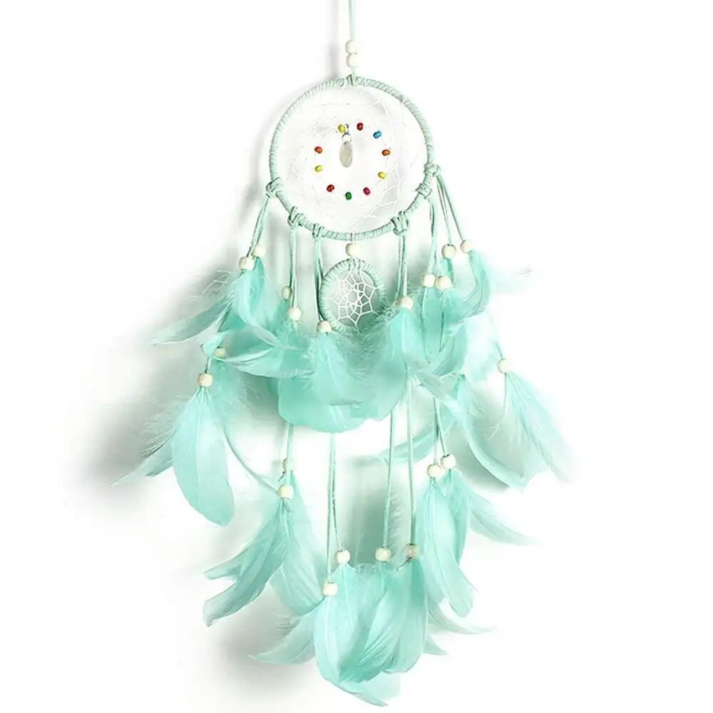 Dream Catchers Kit for Kids Handmade Wall Decoration Catchers for Nursery Baby Room Kids Gift Bedroom Wall Decor With 2M Lights