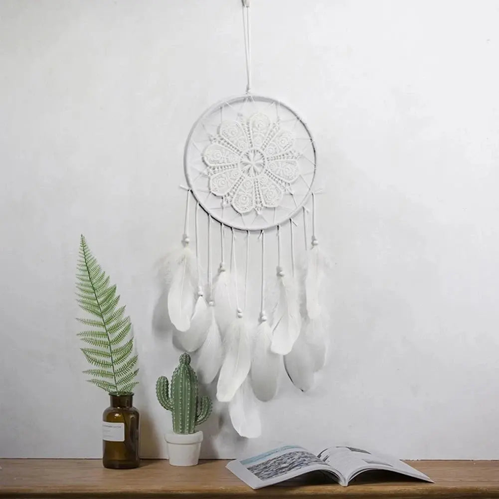 Large Dream Catcher White