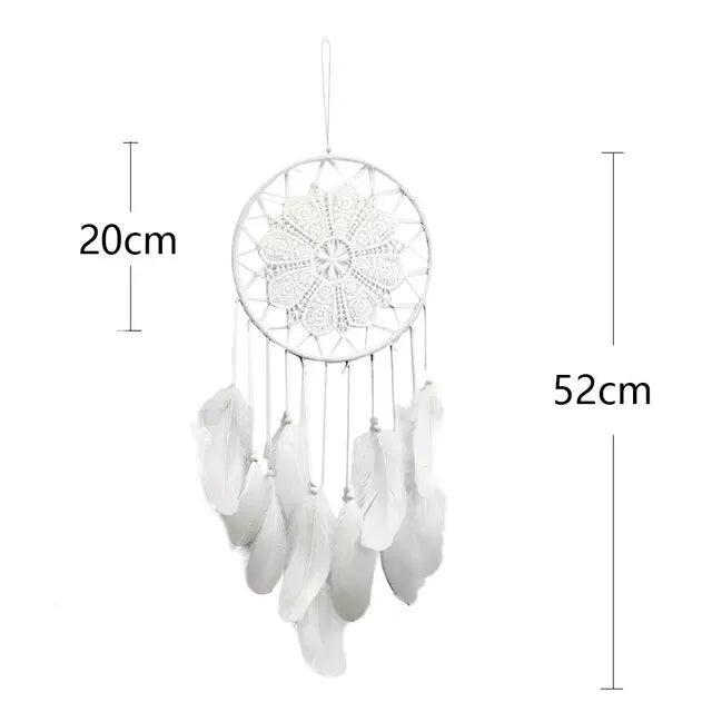 Large Dream Catcher White