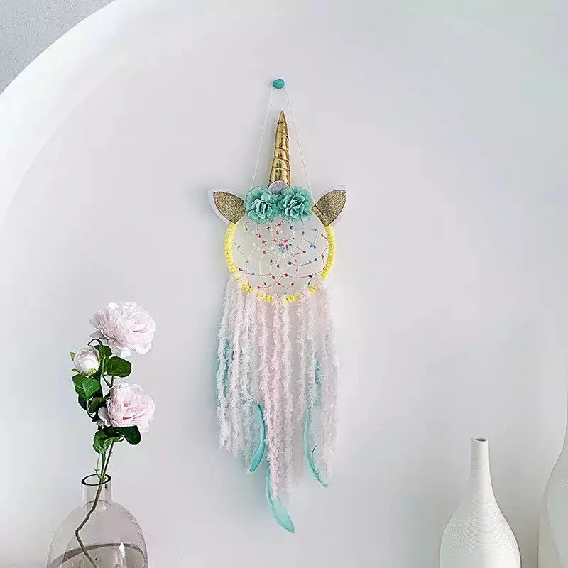 Led unicorn dream catcher