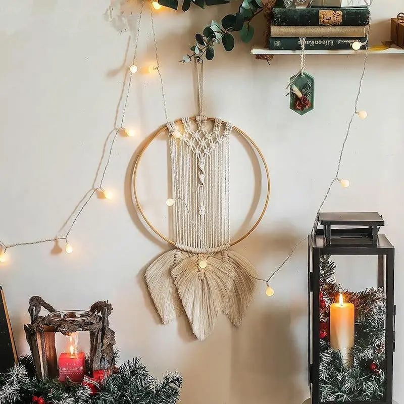 Macrame Feather dream catcher