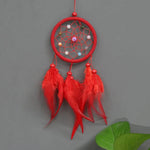 Red Dream Catcher for car