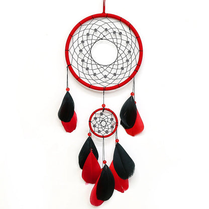 red and black dream catcher