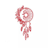 Red dream catcher decal