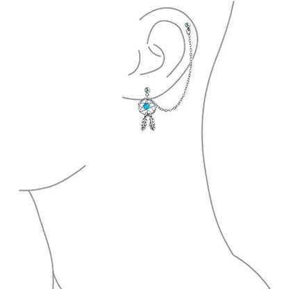 Dream catcher earring helix