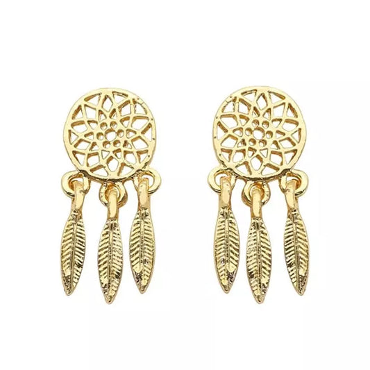 dream catcher stud earrings
