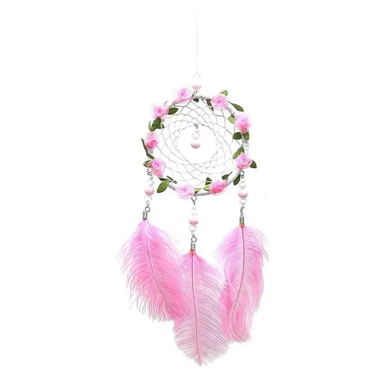 Dream catcher with flowers