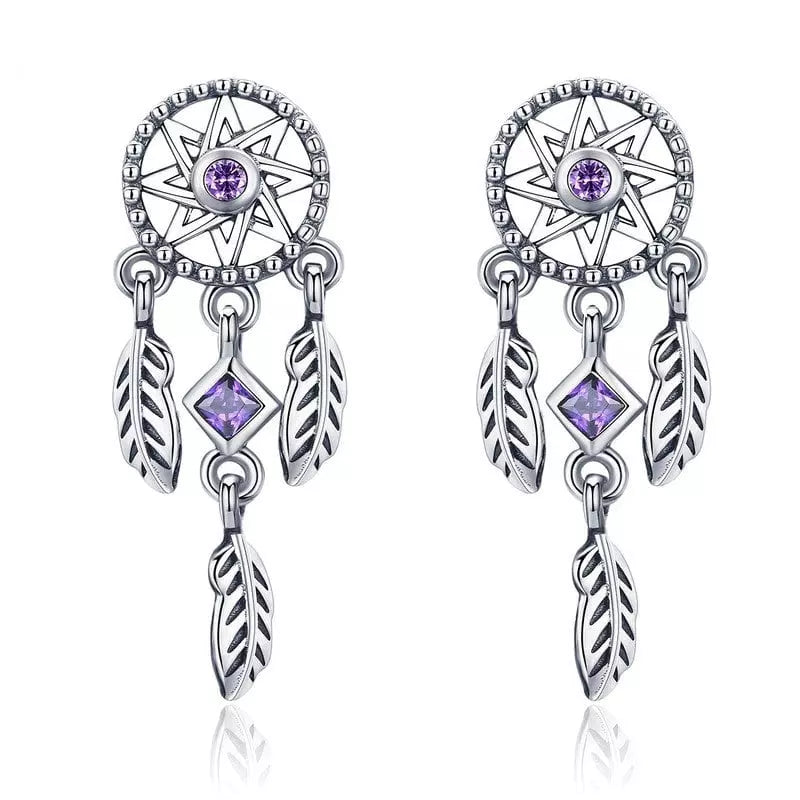 DreamCatcher earrings silver