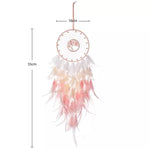 white and pink dream catcher