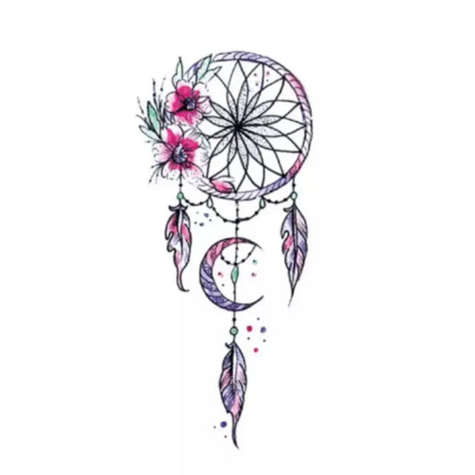 flower temporary tattoo