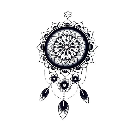 Mandala dreamcatcher tattoo