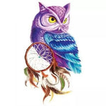 owl and dreamcatcher tattoo